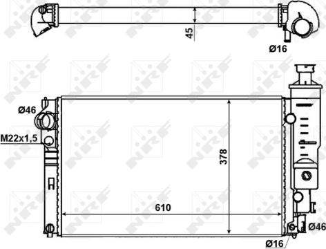 Wilmink Group WG1723552 - Radiator, engine cooling autospares.lv