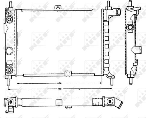 Wilmink Group WG1723503 - Radiator, engine cooling autospares.lv