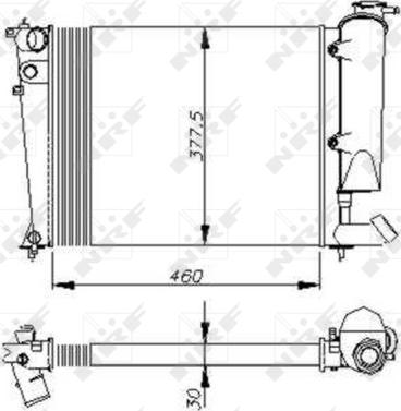 Wilmink Group WG1723534 - Radiator, engine cooling autospares.lv