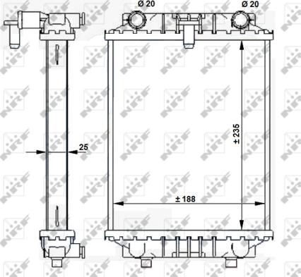 Wilmink Group WG1723662 - Radiator, engine cooling autospares.lv