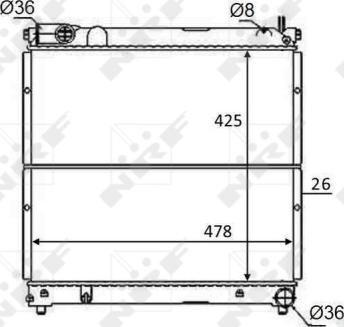 Wilmink Group WG1723637 - Radiator, engine cooling autospares.lv