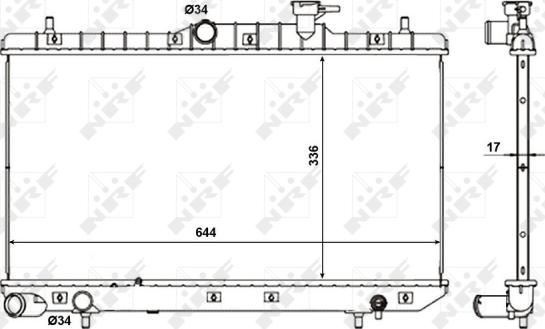 Wilmink Group WG1723091 - Radiator, engine cooling autospares.lv