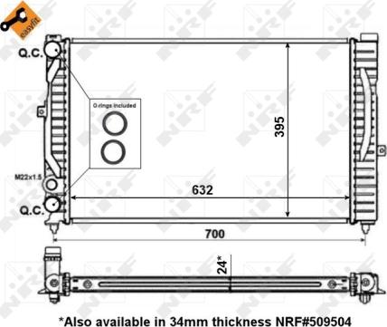 Wilmink Group WG1723073 - Radiator, engine cooling autospares.lv