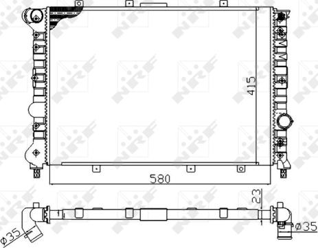 Wilmink Group WG1723194 - Radiator, engine cooling autospares.lv