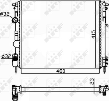 Wilmink Group WG1723156 - Radiator, engine cooling autospares.lv