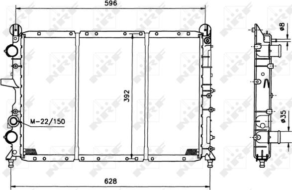 Wilmink Group WG1723150 - Radiator, engine cooling autospares.lv