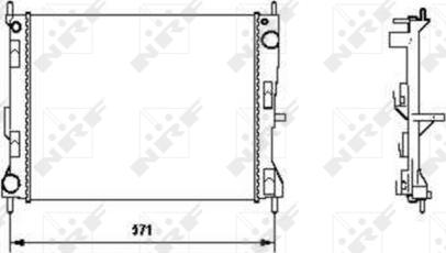 Wilmink Group WG1723183 - Radiator, engine cooling autospares.lv