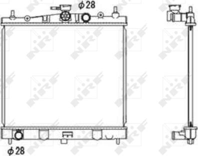 Wilmink Group WG1723182 - Radiator, engine cooling autospares.lv