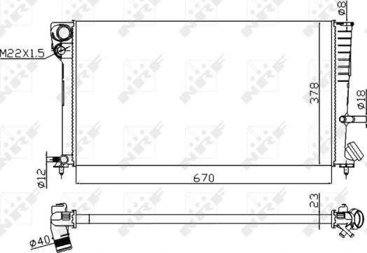 Wilmink Group WG1723135 - Radiator, engine cooling autospares.lv