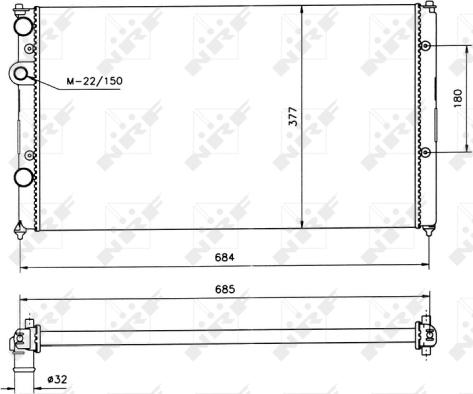 Wilmink Group WG1723130 - Radiator, engine cooling autospares.lv