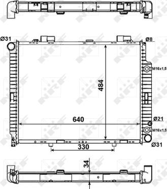 Wilmink Group WG1723133 - Radiator, engine cooling autospares.lv