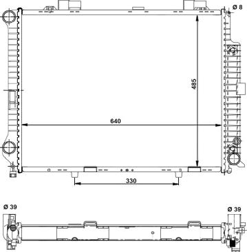 Wilmink Group WG1723132 - Radiator, engine cooling autospares.lv