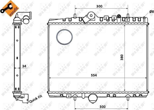 Wilmink Group WG1723311 - Radiator, engine cooling autospares.lv