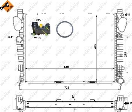 Wilmink Group WG1723321 - Radiator, engine cooling autospares.lv