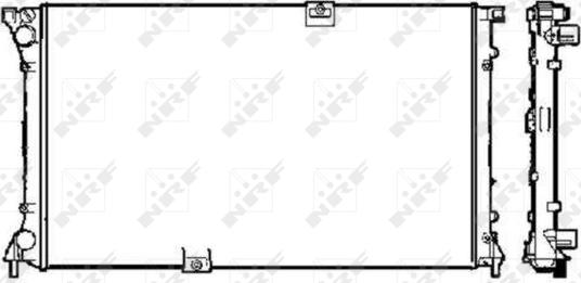 Wilmink Group WG1723291 - Radiator, engine cooling autospares.lv