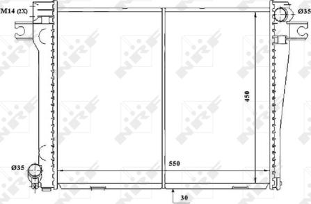 Wilmink Group WG1723298 - Radiator, engine cooling autospares.lv