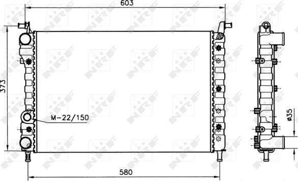 Wilmink Group WG1723211 - Radiator, engine cooling autospares.lv