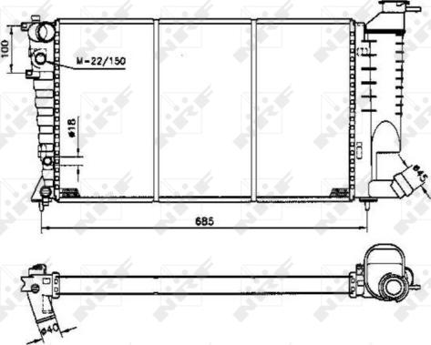 Wilmink Group WG1723218 - Radiator, engine cooling autospares.lv