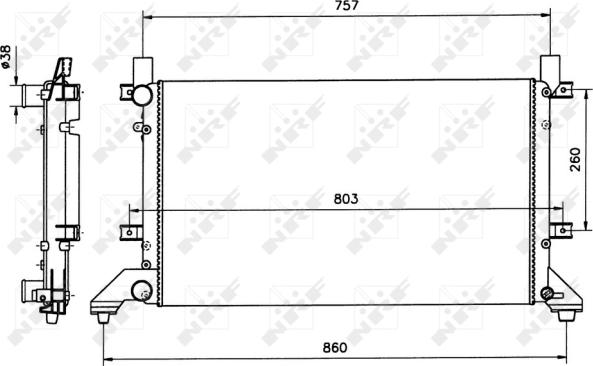 Wilmink Group WG1723223 - Radiator, engine cooling autospares.lv