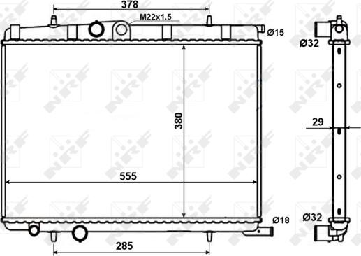 Wilmink Group WG1722982 - Radiator, engine cooling autospares.lv