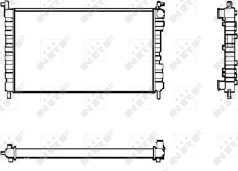 Wilmink Group WG1722441 - Radiator, engine cooling autospares.lv