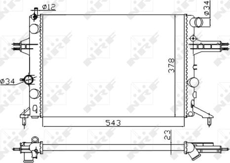 Wilmink Group WG1722465 - Radiator, engine cooling autospares.lv