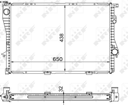 Wilmink Group WG1722545 - Radiator, engine cooling autospares.lv