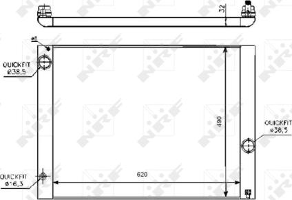 Wilmink Group WG1722551 - Radiator, engine cooling autospares.lv