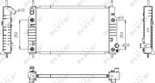 Wilmink Group WG1722568 - Radiator, engine cooling autospares.lv