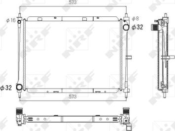 Wilmink Group WG1722577 - Radiator, engine cooling autospares.lv