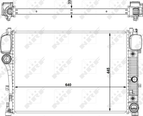 Wilmink Group WG1722645 - Radiator, engine cooling autospares.lv