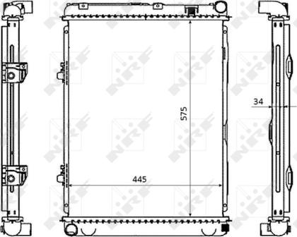 Wilmink Group WG1722669 - Radiator, engine cooling autospares.lv