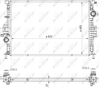 Wilmink Group WG1722619 - Radiator, engine cooling autospares.lv