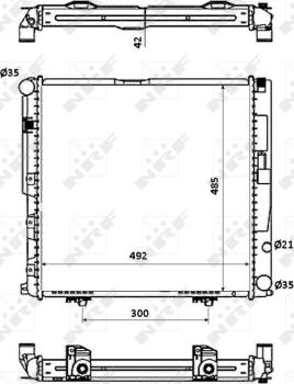 Wilmink Group WG1722680 - Radiator, engine cooling autospares.lv