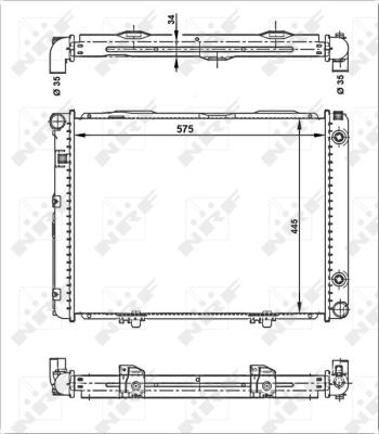 Wilmink Group WG1722670 - Radiator, engine cooling autospares.lv