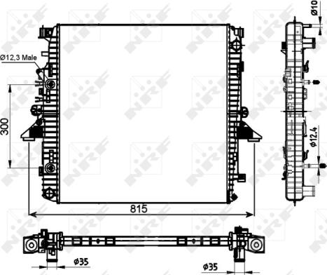 Wilmink Group WG1722034 - Radiator, engine cooling autospares.lv