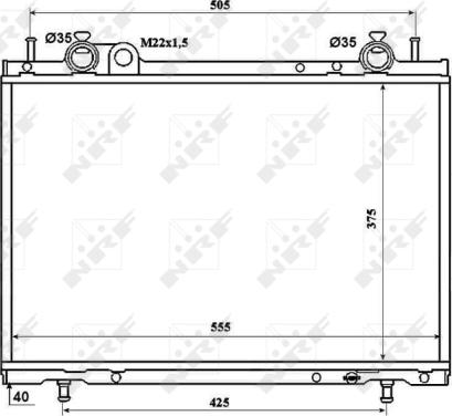 Wilmink Group WG1722134 - Radiator, engine cooling autospares.lv