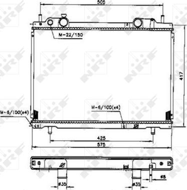 Wilmink Group WG1722133 - Radiator, engine cooling autospares.lv