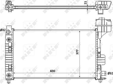 Wilmink Group WG1722893 - Radiator, engine cooling autospares.lv