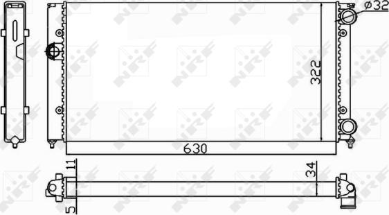 Wilmink Group WG1722858 - Radiator, engine cooling autospares.lv