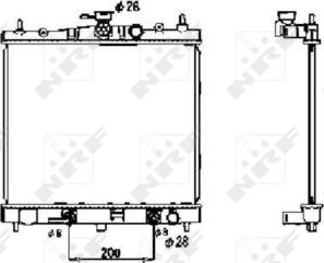 Wilmink Group WG1722356 - Radiator, engine cooling autospares.lv