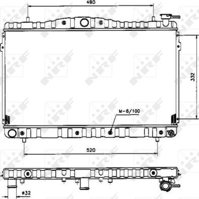 Wilmink Group WG1722373 - Radiator, engine cooling autospares.lv