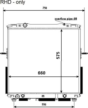 Wilmink Group WG1722250 - Radiator, engine cooling autospares.lv