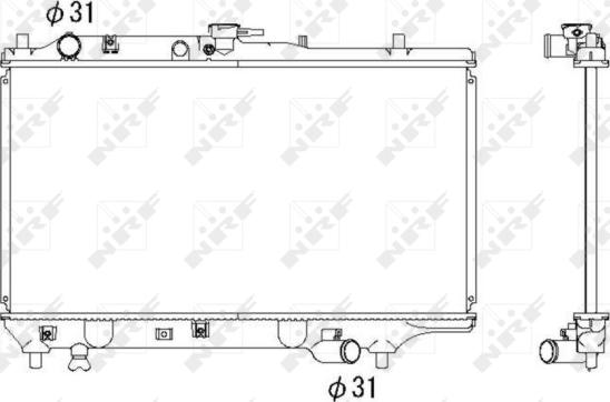 Wilmink Group WG1722212 - Radiator, engine cooling autospares.lv