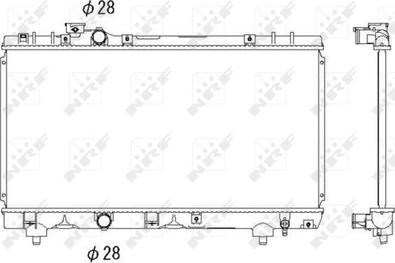 Wilmink Group WG1722224 - Radiator, engine cooling autospares.lv