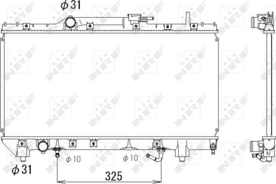 Wilmink Group WG1722222 - Radiator, engine cooling autospares.lv