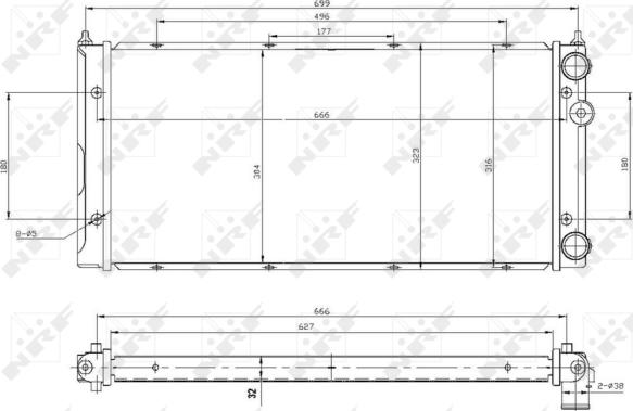 Wilmink Group WG1722764 - Radiator, engine cooling autospares.lv