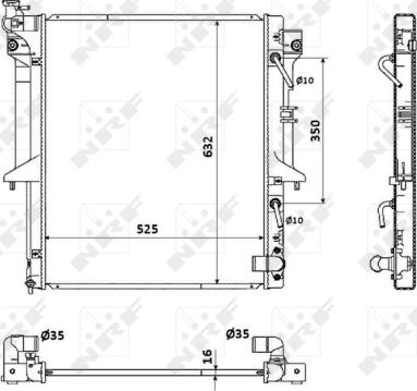 Wilmink Group WG1722709 - Radiator, engine cooling autospares.lv