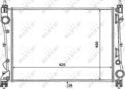 Wilmink Group WG1722733 - Radiator, engine cooling autospares.lv