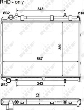 Wilmink Group WG1722777 - Radiator, engine cooling autospares.lv